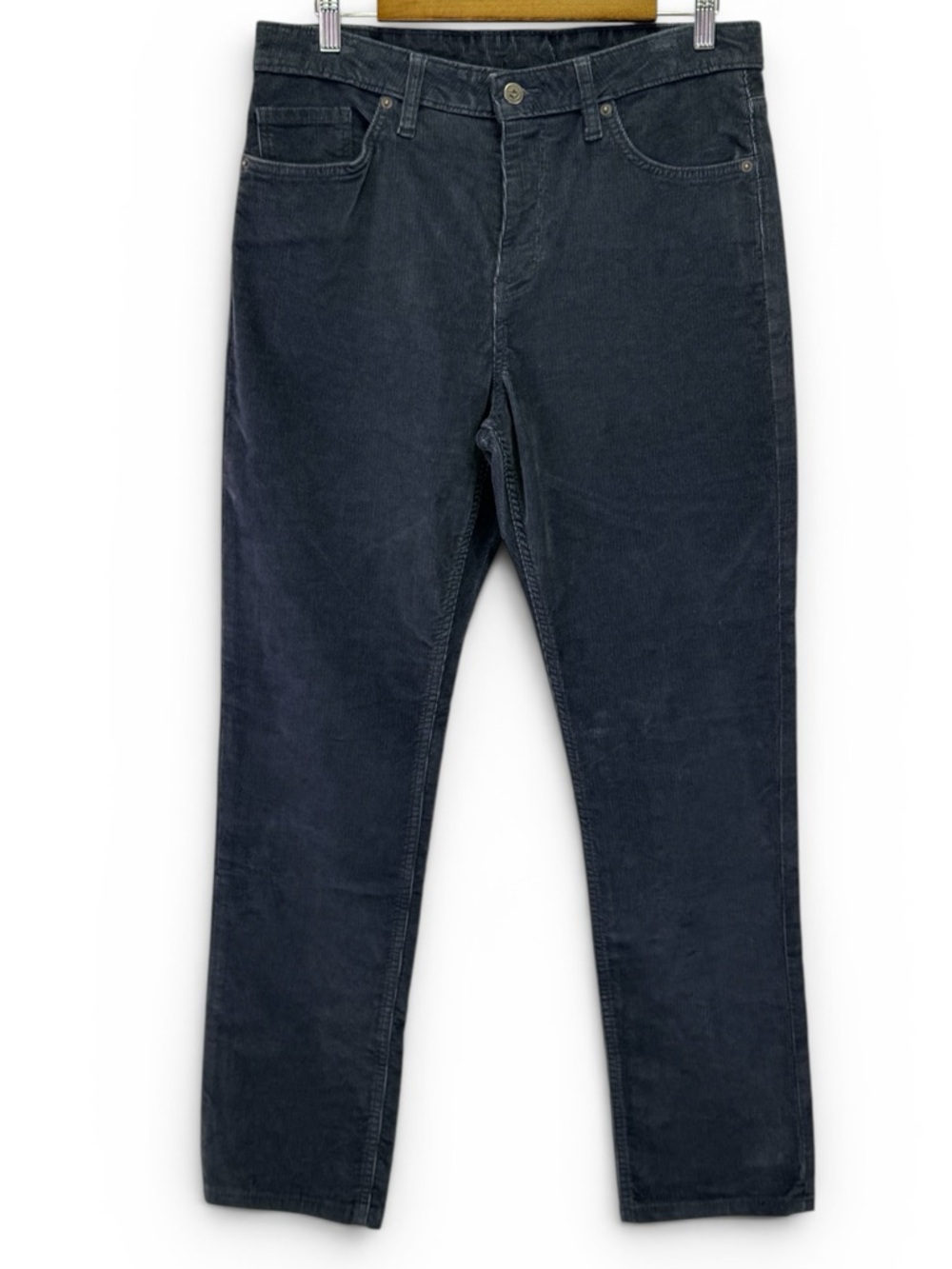 Patagonia Women's Organic Cotton‎ Corduroy Navy Blue Straight Leg Pants Size 31